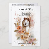 結婚式招待状 招待状 (正面/裏面)