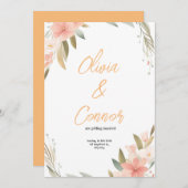 結婚式招待状 招待状 (正面/裏面)