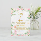 結婚式招待状 招待状 (スタンド正面)