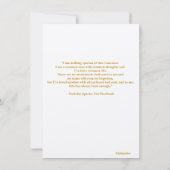 結婚式招待状 招待状 (裏面)