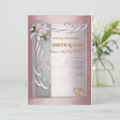 結婚式招待状 招待状 (スタンド正面)