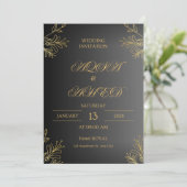 結婚式招待状 招待状 (スタンド正面)