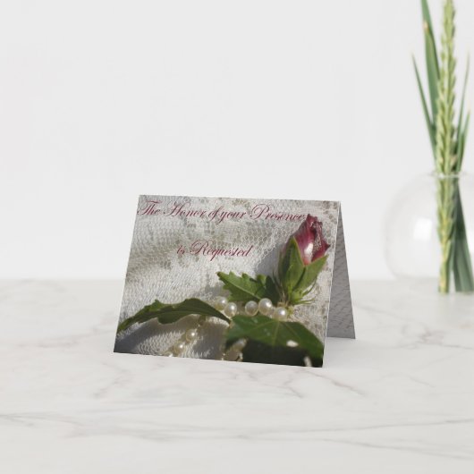 結婚式招待状 招待状 (正面)