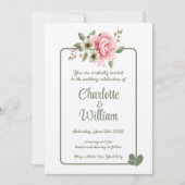 結婚式招待状 招待状 (正面)