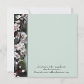 結婚式招待状 招待状 (裏面)