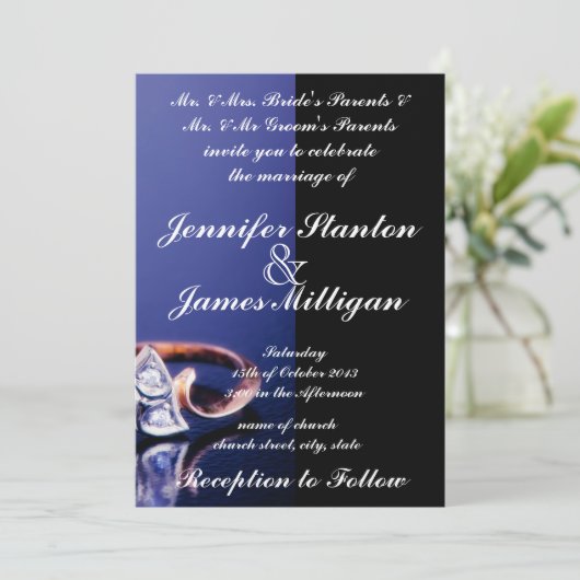 結婚式招待状 招待状 (スタンド正面)