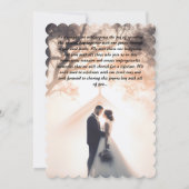 結婚式招待状 招待状 (裏面)