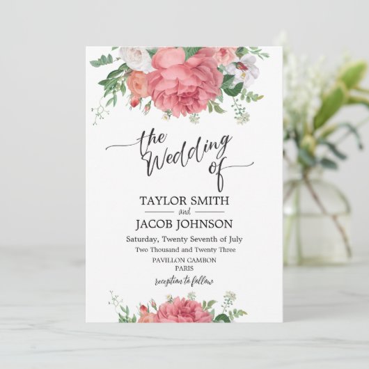 結婚式招待状 招待状 (スタンド正面)