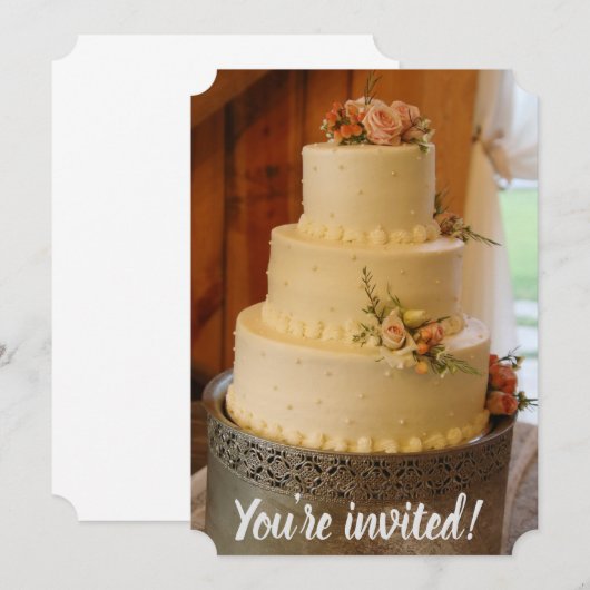 結婚式招待状 招待状 (正面/裏面)