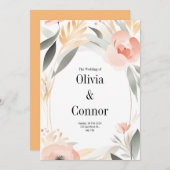 結婚式招待状 招待状 (正面/裏面)