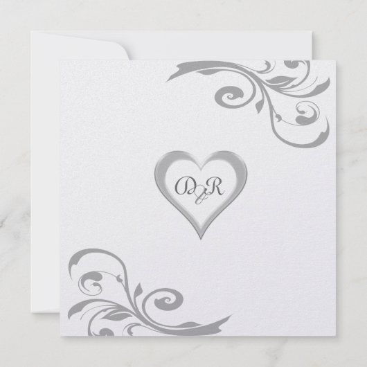 結婚式招待状 招待状 (裏面)