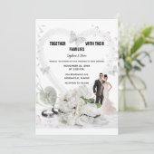 結婚式招待状 招待状 (スタンド正面)