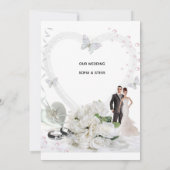 結婚式招待状 招待状 (裏面)