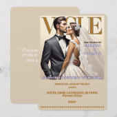 結婚式招待状 招待状 (正面/裏面)