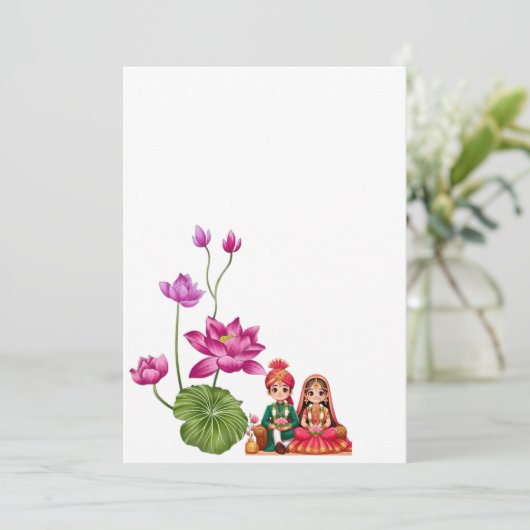 結婚式招待状 招待状 (スタンド正面)