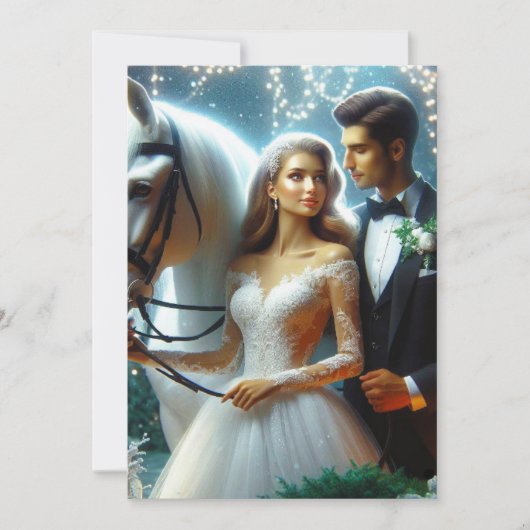 結婚式招待状 招待状 (正面)