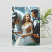 結婚式招待状 招待状 (スタンド正面)