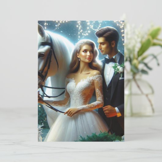 結婚式招待状 招待状 (スタンド正面)