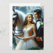 結婚式招待状 招待状 (正面/裏面)