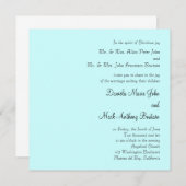 結婚式招待状 招待状 (正面/裏面)