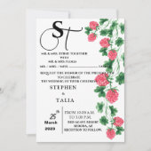 結婚式招待状 招待状 (正面)