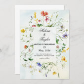 結婚式招待状 招待状 (正面/裏面)