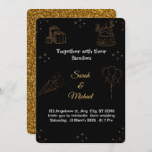 結婚式招待状 招待状 (正面/裏面)