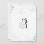 結婚式招待状 招待状 (裏面)