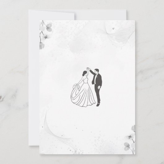 結婚式招待状 招待状 (裏面)