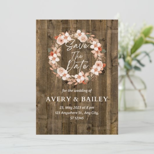 結婚式招待状 招待状 (スタンド正面)