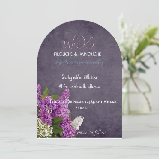 結婚式招待状 招待状 (スタンド正面)