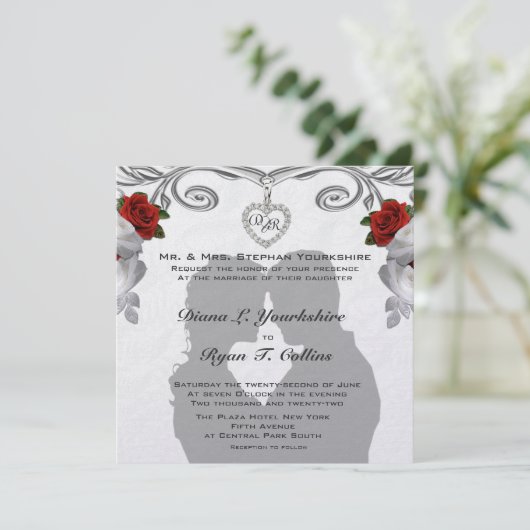 結婚式招待状 招待状 (スタンド正面)