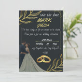 結婚式招待状 招待状 (スタンド正面)