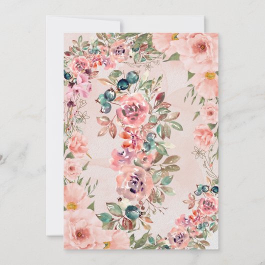 結婚式招待状 招待状 (裏面)