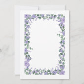 結婚式招待状 招待状 (裏面)