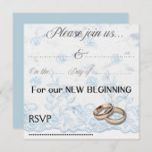 結婚式招待状 招待状 (正面/裏面)