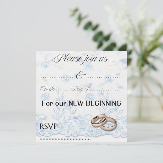 結婚式招待状 招待状 (スタンド正面)