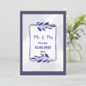 結婚式招待状 招待状 (スタンド正面)