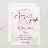 結婚式招待状 招待状 (正面/裏面)