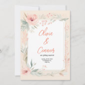 結婚式招待状 招待状 (正面)