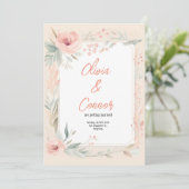 結婚式招待状 招待状 (スタンド正面)