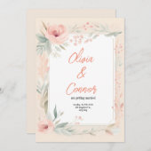 結婚式招待状 招待状 (正面/裏面)