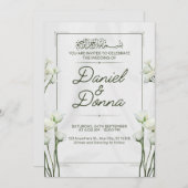 結婚式招待状 招待状 (正面/裏面)