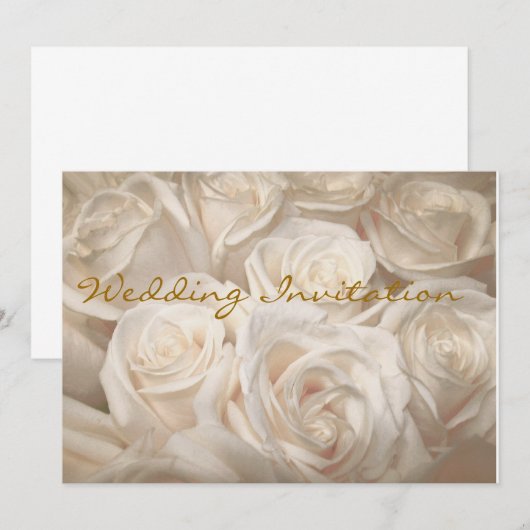 結婚式招待状 招待状 (正面/裏面)