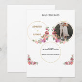 結婚式招待状 招待状 (正面/裏面)