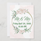 結婚式招待状 招待状 (正面)