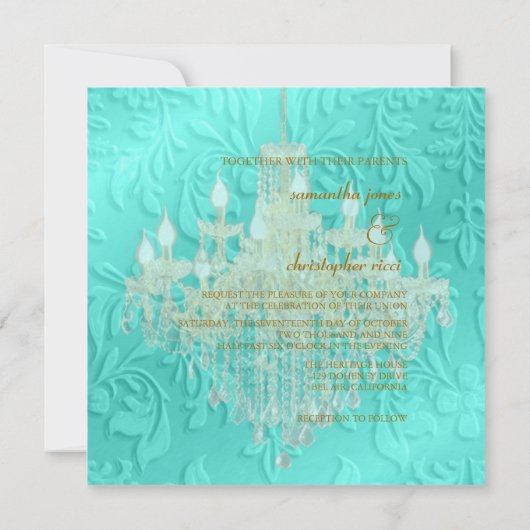 結婚式招待状 招待状 (裏面)