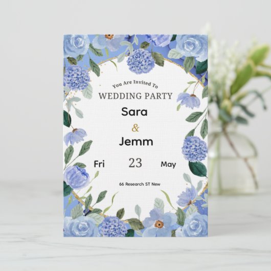 結婚式招待状 招待状 (スタンド正面)