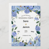 結婚式招待状 招待状 (正面/裏面)