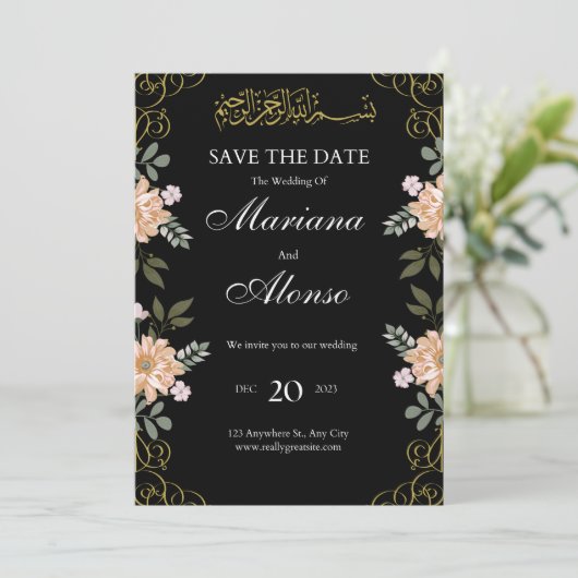 結婚式招待状 招待状 (スタンド正面)